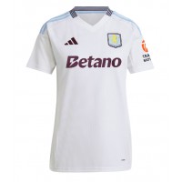 Camisa de Futebol Aston Villa Amadou Onana #24 Equipamento Secundário Mulheres 2024-25 Manga Curta